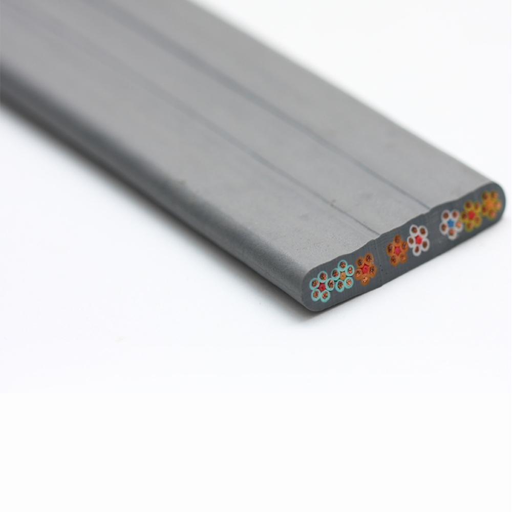 کابل مسطح مسافرتی آسانسور تقویت کننده حفاظت مکانیکی TVVB